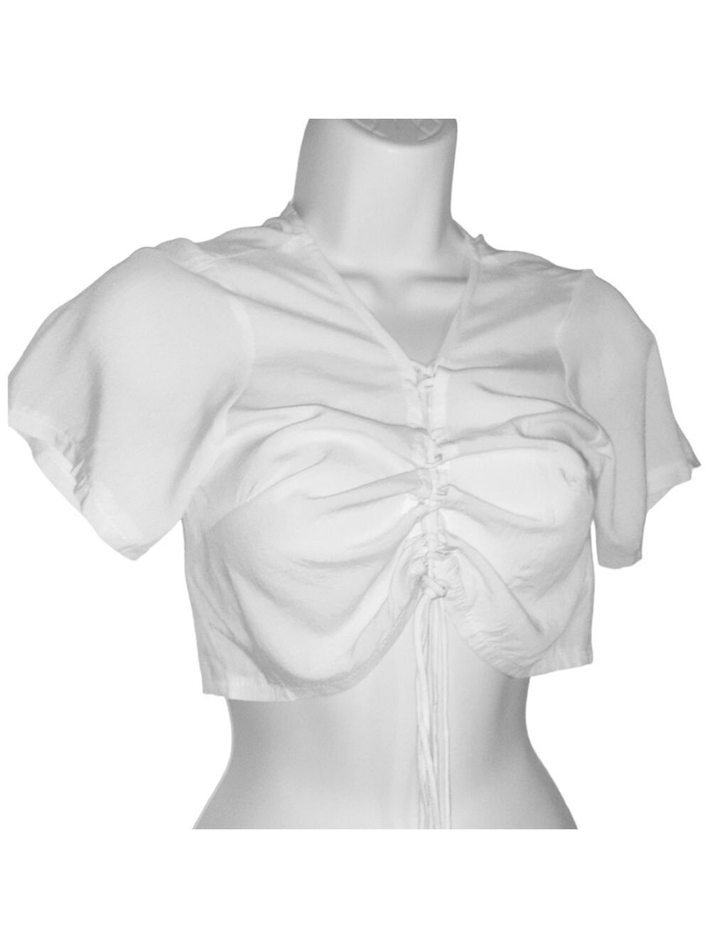 SEEK The Label Lace Up Crop Top